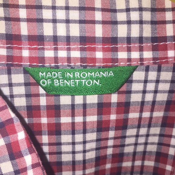 UNITED COLORS OF BENETTON short-sleeved shirt - Picture 1 of 7